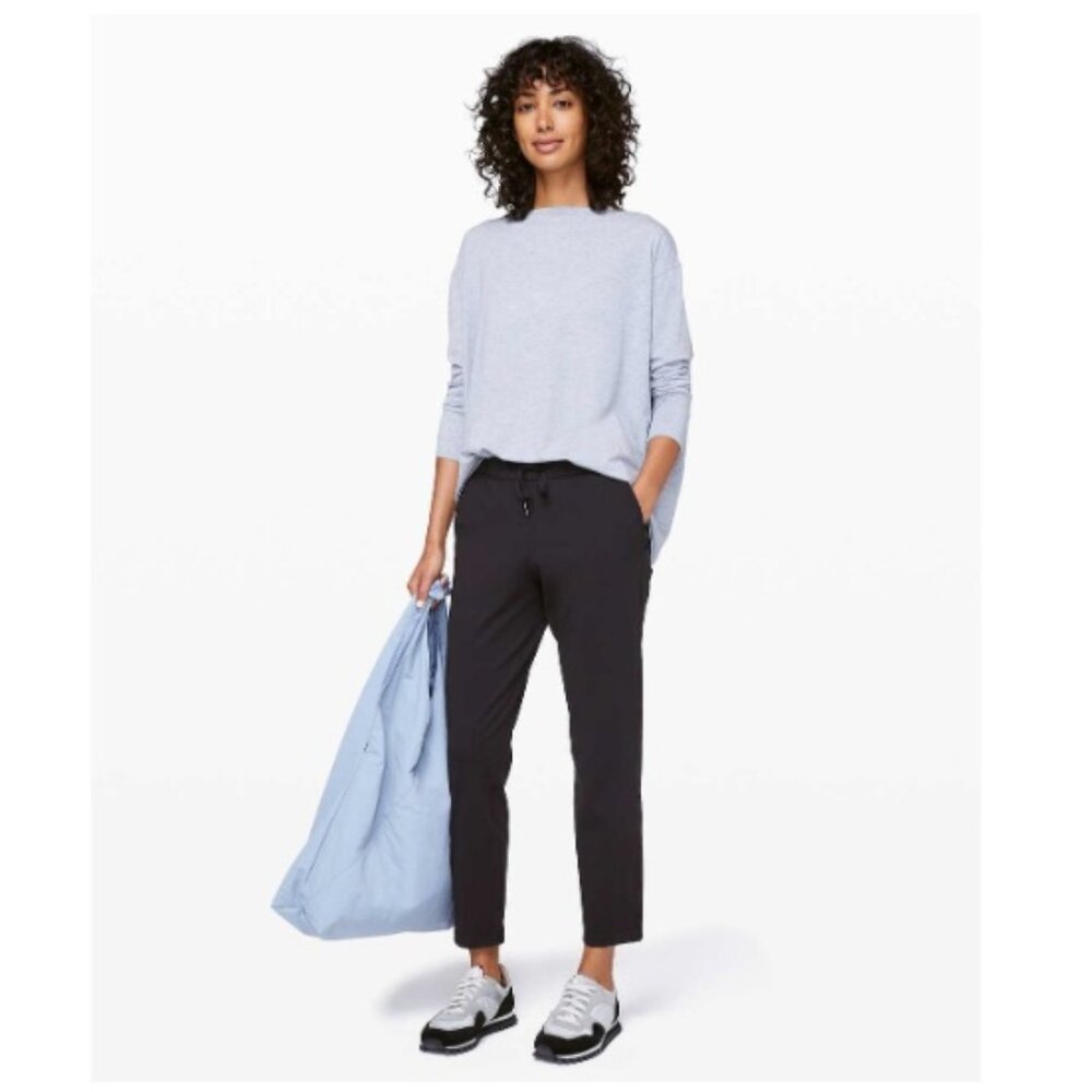 Lululemon On the Fly 7/8 Pant, Black | Size 4